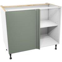 Wickes Madison Reed Green Corner Base Unit - 1000mm