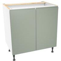 Wickes Madison Reed Green Base Unit - 800mm