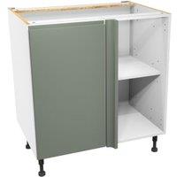 Wickes Madison Reed Green Corner Base Unit - 800mm