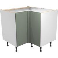 Wickes Madison Reed Green Corner Base Unit - 925mm