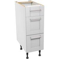 Wickes Ohio Grey Shaker Drawer Unit - 300mm