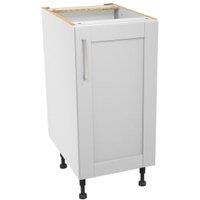Wickes Ohio Grey Shaker Base Unit - 400mm