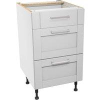 Wickes Ohio Grey Shaker Drawer Unit - 500mm