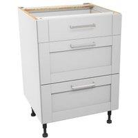Wickes Ohio Grey Shaker Drawer Unit - 600mm