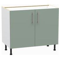 Wickes Orlando Reed Green Base Unit - 1000mm
