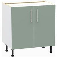 Wickes Orlando Reed Green Base Unit - 800mm