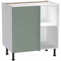 Wickes Orlando Reed Green Corner Base Unit - 800mm