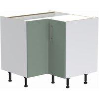 Wickes Orlando Reed Green Corner Base Unit - 925mm