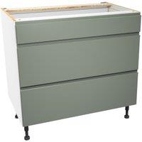 Wickes Madison Reed Green Drawer Unit - 900mm - Part 1 of 2