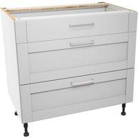 Wickes Ohio Grey Shaker Drawer Unit - 900mm - Part 1 of 2