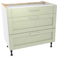 Wickes Ohio Sage Shaker Drawer Unit - 900mm - Part 1 of 2