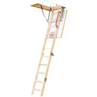 FAKRO LWK Komfort 4 Section 2.8m Timber Loft Ladder - 700 x 940mm