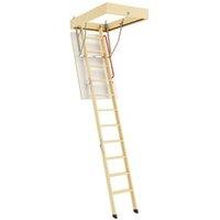 FAKRO LWK Komfort 3 Section 3.05m Timber Loft Ladder - 700 x 1300mm