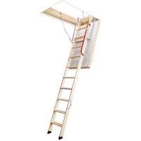 FAKRO LTK Energy 4 Section 2.8m Timber Loft Ladder - 550 x 1000mm