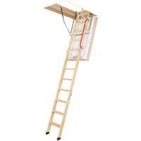 FAKRO LWT 3 Section 2.8m Timber Loft Ladder - 600 x 1200mm