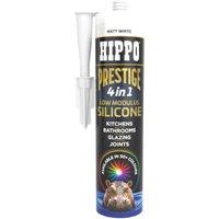 Hippo Prestige 4-in-1 Matt White Silicone - 300ml