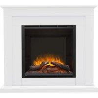 Flare by Be Modern Beadnell Ice White Electric Suite