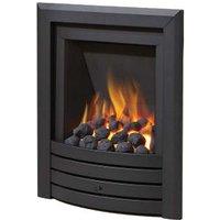 Flare by Be Modern Design Black Slimline Radiant Manual Inset Gas Fire