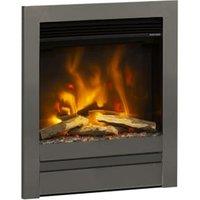 Flare by Be Modern Edge Black Nickel Inset Electric Fire