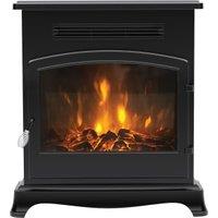 Flare by Be Modern Elstow Matt Black Electric Stove