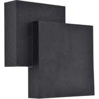 Lutec IP44 Rialto Integrated LED Wall Light - Black