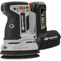 Daewoo DALOS18-1-2B1C1 U-Force Li-ion 1 x 2.0Ah Cordless 125mm Orbital Sander - 18V