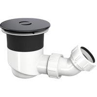 Top-Fix 90mm Shower Waste - Matt Black