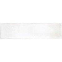 Wickes Arabella Chalk White Gloss Ceramic Wall Tile - 300 x 75mm - Sample