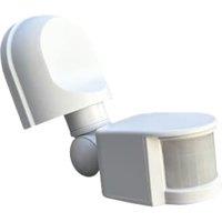 Lutec IP44 Patrol PIR Motion Sensor - White