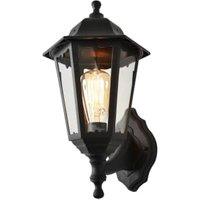 Coast IP44 Bianca Up & Down Wall Light - Black