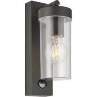 Saxby IP44 Derwent PIR Wall Light - Anthracite Grey