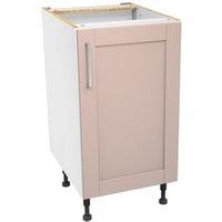 Wickes Ohio Dusky Pink Shaker Base Unit - 450mm