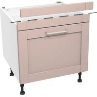 Wickes Ohio Dusky Pink 600mm Belfast Sink Unit