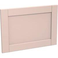 Wickes Ohio Dusky Pink Shaker Appliance Door (D) - 600 x 437mm