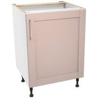 Wickes Ohio Dusky Pink Shaker Base Unit - 600mm