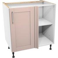 Wickes Ohio Dusky PinkCorner Base Unit - 800mm