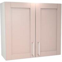 Wickes Ohio Dusky Pink Shaker Wall Unit - 800mm