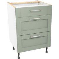 Wickes Ohio Reed Green Shaker Drawer Unit - 600mm