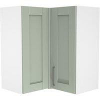 Wickes Ohio Reed Green L-Shape Corner Wall Unit - 625mm