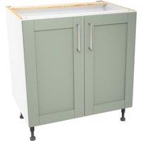 Wickes Ohio Reed Green Shaker Base Unit - 800mm
