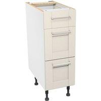Wickes Ohio Porcelain Shaker Drawer Unit - 300mm