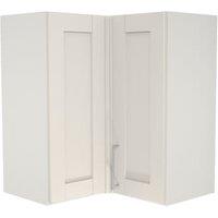 Wickes Ohio Porcelain L-Shape Corner Wall Unit - 625mm