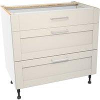 Wickes Ohio Porcelain Shaker Drawer Unit - 900mm