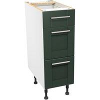 Wickes Ohio Forest Green Shaker Drawer Unit - 300mm