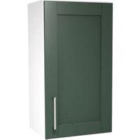 Wickes Ohio Forest Green Shaker Wall Unit - 400mm