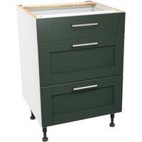Wickes Ohio Forest Green Shaker Drawer Unit - 600mm