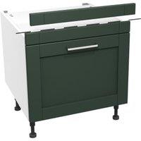 Wickes Ohio Forest Green 600mm Belfast Sink Unit