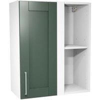Wickes Ohio Forest Green Shaker Corner Wall Unit - 600mm