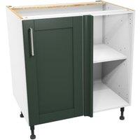 Wickes Ohio Forest Green Corner Base Unit - 800mm