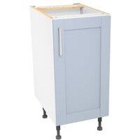 Wickes Ohio Hazy Blue Shaker Base Unit - 400mm
